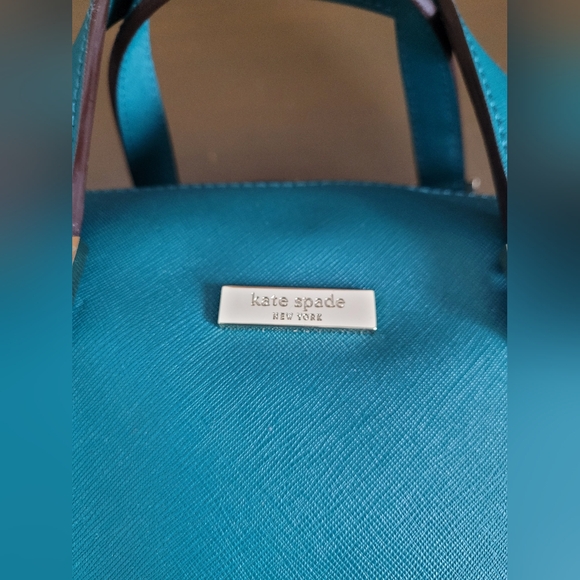 Brand New Kate spade rounded satchel, teal - Picture 12 of 12